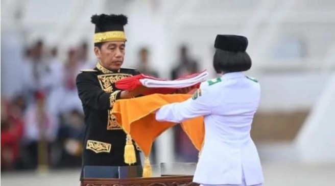 Upacara 17 Agustus ke 79 di IKN. [Ist]