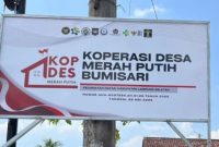Koperasi Desa Merah Putih Bumisari menjadi salah satu koperasi merah putih yang akan diluncurkan di Lampung pada 21 Juli 2025. [ANTARA]