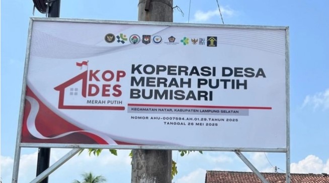 Koperasi Desa Merah Putih Bumisari menjadi salah satu koperasi merah putih yang akan diluncurkan di Lampung pada 21 Juli 2025. [ANTARA]