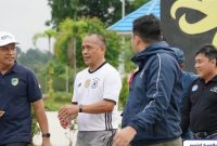 Pemkab Barito Utara (Barut), Kalteng, melaksanakan kegiatan jalan pagi bersama tim Desk Koordinasi Pilkada Serentak, Kementerian Koordinator Bidang Politik, dan Keamanan (Kemenkopolkam) dan Kementerian Dalam Negeri (Kemendagri), Selasa pagi, 5 Agustus 2025. Foto: Diskominfosandi Barut