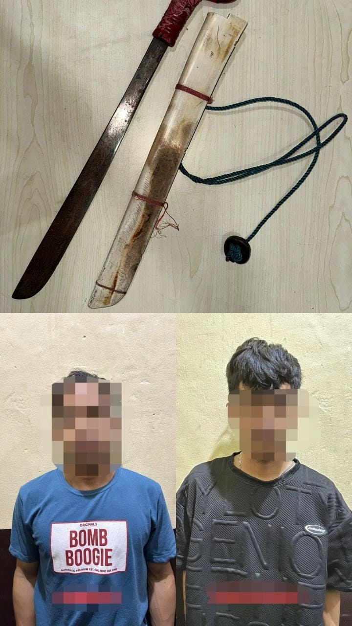 Polres Barito Utara (Barut), Kalteng, kembali menunjukkan komitmennya dalam menjaga keamanan dan ketertiban masyarakat dengan keberhasilan menangkap 2 pelaku tindak pidana pengeroyokan yang terjadi pada Minggu. 2 Februari 2025 silam di kawasan Jalan Wirapraja Induk (Taman Lampion), Kelurahan Melayu, Teweh Tengah. Foto: Humas Polres Barut