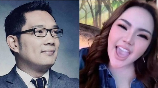 Ridwan Kamil, Lisa Mariana [kolase Instagram]