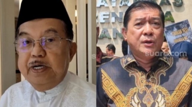 Rekawan pendukung Jokowi, Silfester Matutina hingga saat ini belum dieksekusi terkait kasus fitnah JK. (Kolase/ist)