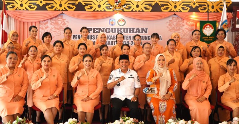 Pengurus DWP Kabupaten Murung Raya dikukuhkan