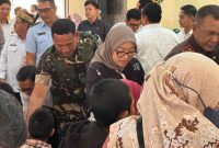 Wakil Ketua I DPRD Kalteng Riska Agustin saat menyapa warga di Aula Panti Sosial Bina Remaja, Jalan Rajawali, Palangka Raya, Rabu (13/8/2025). Foto:Istimewa