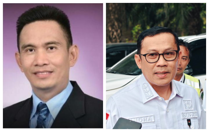 Anggota DPRD Barut, Hasrat Sag dan Pj Bupati Barut Indra Gunawan