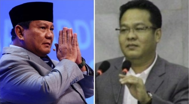 Kolase foto Presiden Prabowo Subianto (kiri) dan ahli IT Yulian Paonganan alias Ongen (kanan). [Suara.com]