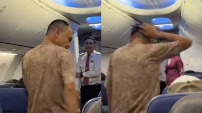 Viral Penumpang Pesawat Ngamuk (TikTok)