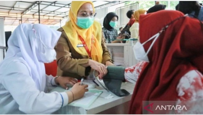 Ilustrasi pelaksanaan cek kesehatan gratis (CKG) di Puskesmas Jakarta Timur. [ANTARA/HO-Pemerintah Kota Jakarta Timur]