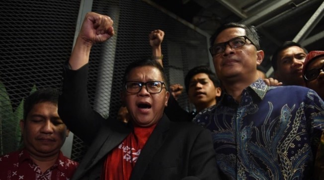 Hasto Kristiyanto kembali dipilih jadi Sekjen PDIP. [ANTARA FOTO/Indrianto Eko Suwarso]