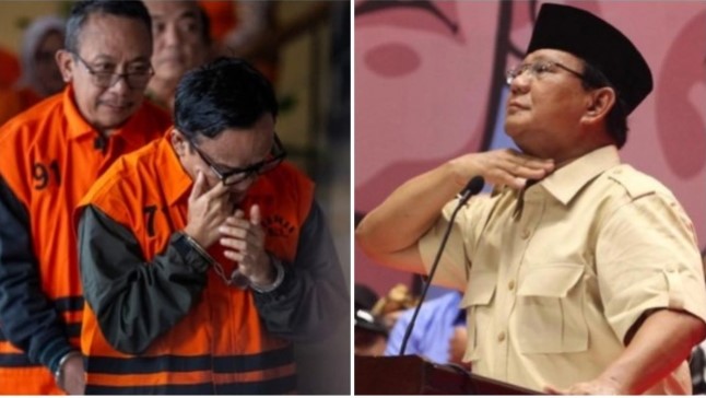 Kolase foto Immanuel Ebenezer (kiri) dan Presiden Prabowo Subianto (kanan). [Suara.com]