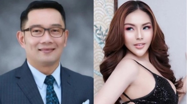 Ridwan Kamil - Lisa Mariana (Kolase dari foto di Instagram)