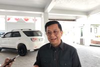 Operasi pasar murah dalam rangka menstabilkan harga bahan pokok atau bapok di Barito Utara (Barut), mendapat apresiasi Ketua Fraksi PDI Perjuangan DPRD Barut, H Taufik Nugraha. Foto: Istimewa