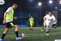 Pemkab Barito Utara (Barut), Kalteng, bersama unsur Forum Komunikasi Pimpinan Daerah (FKPD) menyelenggarakan adu futsal mini soccer dengan tujuan mempererat silaturahmi dan meningkatkan kerja sama antarlembaga. Foto: Diskominfosandi Barut