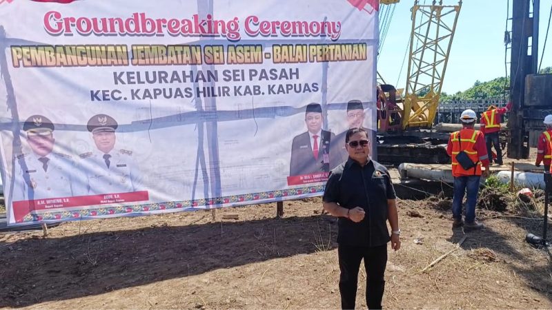 DPRD Kapuas Dukung Pembangunan Jembatan Sei Asam–Balai Pertanian