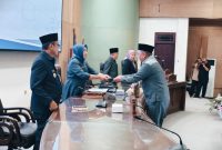 Fraksi PDI Perjuangan DPRD Barito Utara, mendukung pengesahan Raperda APBD Perubahan 2025 menjadi Perda. Foto: Ahya Firmansyah/1tulah.com