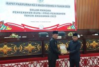 Pemkab Murung Raya Serahkan Rancangan KUPA dan PPAS Perubahan