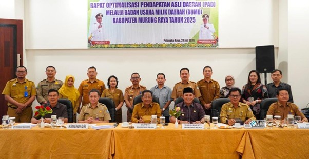 Pemkab Murung Raya Gelar Rakor Optimalisasi PAD, Dorong Pembentukan BUMD