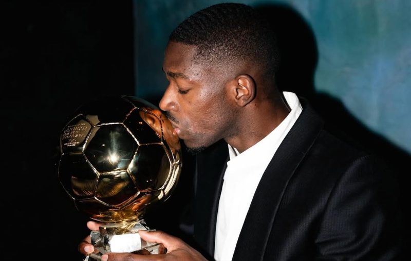 Ousmane Dembele meraih gelar Ballon d'Or 2025. Instagram @o.dembele7