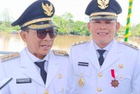 Bupati Heriyus dan Rahmanto Muhidin