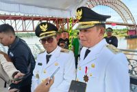 Bupati Heiyus dan Wabup Rahmanto Muhidin
