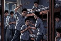 Ilustrasi Kekerasan atau Bullying di Ponpes Bogor, Jawa Barat [Gemini]