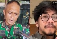 Kolase foto Dansatsiber TNI, Brigjen Juinta Omboh Sembiring dan Ferry Irwandi. (Tangkapan layar/ist)