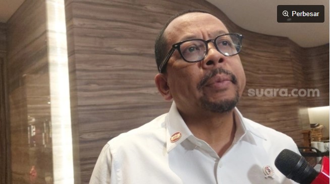 Wakil KSP Muhammad Qodari. (Suara.com/Lilis)