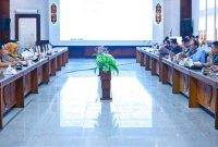 Ketua DPRD Kalteng Arton S Dohong bersama jajaran anggota DPRD Kalteng saat memimpin rapat banmus di ruangan rapat gabungan DPRD Kalteng, Senin (20/10/2025).Foto:Istimewa