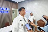 Bupati Barito Utara (Barut), Kalteng, H Shalahuddin memastikan bakal melanjutkan kembali penyelesaian pembangunan Jembatan Sikan ke Tumpung Laung. Foto: Ahya Firmansyah untuk 1tulah.com
