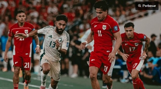 Meski kalah 2-3 dari Arab Saudi, peluang Timnas Indonesia ke Piala Dunia 2026 belum tertutup. Inilah hitung-hitungan dan skenario lengkapnya.(Instagram/@erickthohir)