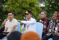 Gubernur Agustiar Sabran saat sampaikan arahan pada Pertemuan Rutin bersama Media (MMC Kalteng)
