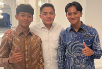 Veda Ega Pratama dan Mario Suryo Aji saat di istana negara. Instagram @mariosuryoaj1