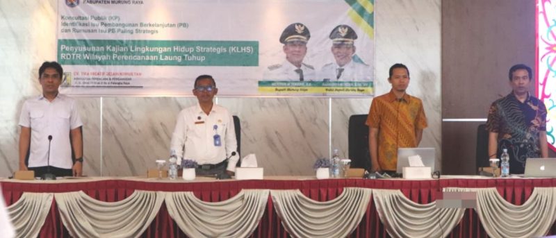 Konsultasi Publik KLHS RDTR yang digelar pada Rabu (5/11/2025) di Aula Dinas PUPR Kabupaten Murung Raya.