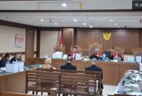 Pembacaan pledoi eks Dirut PT ASDP Indonesia Ferry Ira Puspadewi di Pengadilan Tipikor Jakarta pada Pengadilan Negeri Jakarta Pusat, Kamis (6/11/2025). [Suara.com/Dea] 