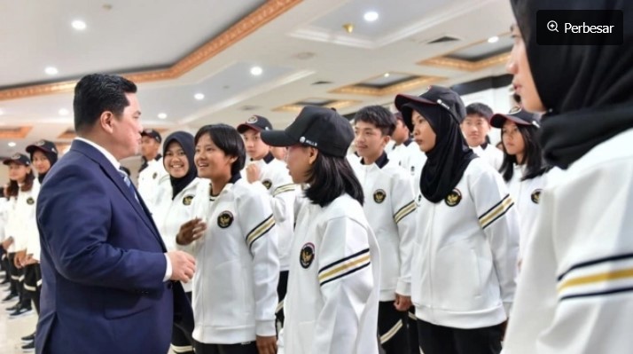Menteri Pemuda dan Olahraga Republik Indonesia (Menpora RI) Erick Thohir, secara resmi melepas Tim Nasional Indonesia ke 3rd Asian Youth Games (AYG) Bahrain 2025 dan 6th Islamic Solidarity Games (ISG) Riyadh 2025. 