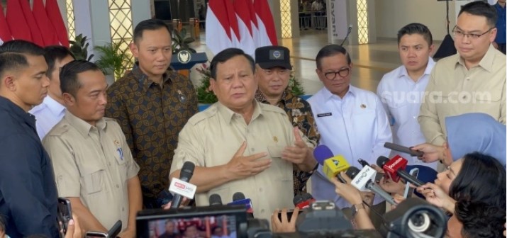 Presiden Prabowo Subianto. (Suara.com/Novian) 