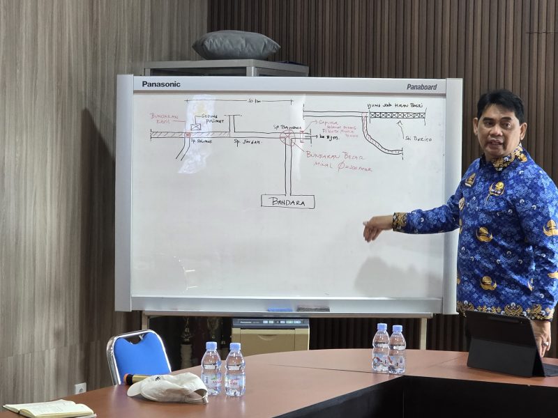Bupati Barito Utara (Barut), Kalteng, H Shalahuddin, secara langsung memimpin rapat strategis Tim Percepatan Pembangunan Kawasan Muara Teweh Baru, Rabu, 17 Desember 2025. Foto: Istimewa