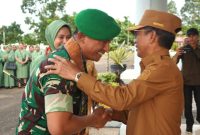 Bupati Mura Sambut Dandim 1013/Mtw yang Baru, Letkol Inf Nurwahid