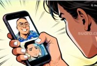 Ilustrasi Guru Menertawakan Disabilitas. (Suara.com) 