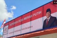 Koperasi Merah Putih Kampung Holtekamp, Distrik Muara Tami, Kota Jayapura. ANTARA/Ardiles Leloltery. 