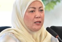Wakil Ketua II DPRD Kabupaten Barito Utara (PDI-P) sekaligus Ketua Umum KONI Barito Utara, Henny Rosgiaty Rusli.(ISTIMEWA)