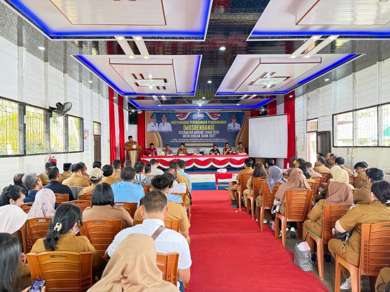 Wabup Mura Rahmanto Muhidin dalam kegiatan Musrenbang Kecamatan Murung tahun anggaran 2027, Senin (26/1/2026).