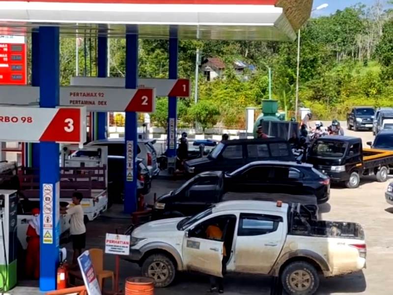 SPBU Perusda Batara Membangun Barito Utara. Foto: Istimewa