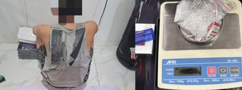 Simpan 35 Paket Sabu, Warga Kapuas Diamankan Polisi (Foto : Ist)
