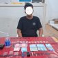 pelaku saat diamankan di Mapolres