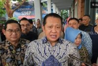 Anggota DPR RI, Bambang Soesatyo atau Bamsoet. (Suara.com/Fakhri) 
