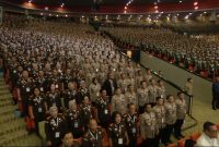 Bupati Barito Utara (Barut), Kalteng, H Shalahuddin bersama Wakil Bupati Felix Sonadie Y Tingan menghadiri Rapat Koordinasi Nasional (Rakornas) Pemerintah Pusat dan daerah 2026. Foto: Istimewa