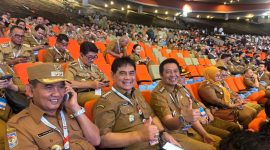 Bupati Barito Utara (Barut), Kalteng, H Shalahuddin bersama Wakil Bupati Felix Sonadie Y Tngan menghadiri langsung Rapat Koordinasi Nasional (Rakornas) Pemerintah Pusat dan Daerah 2026, di Sentul International Convention Center (SICC), Jawa Barat, pada Senin pagi, 2 Februari 2026. Foto: Istimewa