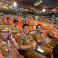 Bupati Barito Utara (Barut), Kalteng, H Shalahuddin bersama Wakil Bupati Felix Sonadie Y Tngan menghadiri langsung Rapat Koordinasi Nasional (Rakornas) Pemerintah Pusat dan Daerah 2026, di Sentul International Convention Center (SICC), Jawa Barat, pada Senin pagi, 2 Februari 2026. Foto: Istimewa